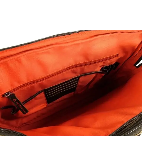 ORANGE FIRE 15,6 inch Laptoptas handtas schoudertas Bruin