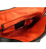 ORANGE FIRE 15,6 inch Laptoptas handtas schoudertas zwart