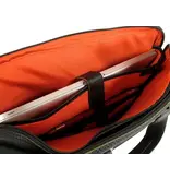 ORANGE FIRE 15,6 inch Laptoptas handtas schoudertas zwart