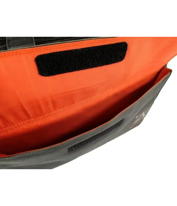 ORANGE FIRE 15,6 inch Laptoptas handtas schoudertas zwart