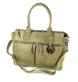 Wimona Trendy handtas schoudertas CATARINA Taupe