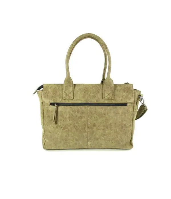 Wimona Trendy handtas schoudertas CATARINA Taupe