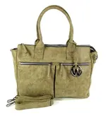 Wimona Trendy handtas schoudertas CATARINA Taupe