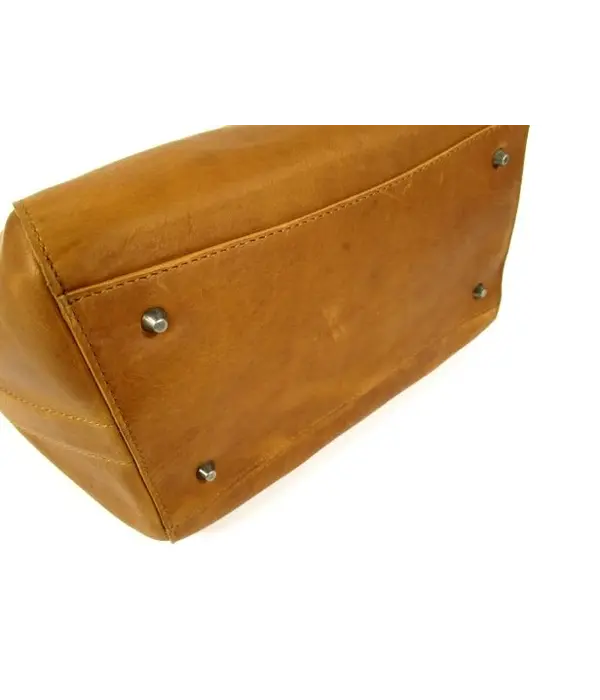 Chesterfield Damestas schoudertas TRENDY Wax Pull Up Cognac