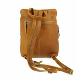 Chesterfield Leren back Pack Dames BATH Wax Pull up Cognac