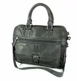 Berba Heren twee vaks laptop 15" business tas AROSA Donker grijs