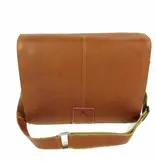 Pink Fire Dames schouder laptop tas Cognac