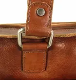 ORANGE FIRE Heren laptoptas 15,6" TWO POCKET L Cognac