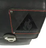 ORANGE FIRE Leren business tas laptoptas OLD SKOOL 15,6" zwart
