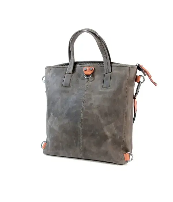 Berba Convertible dames shopper rugzak truffle