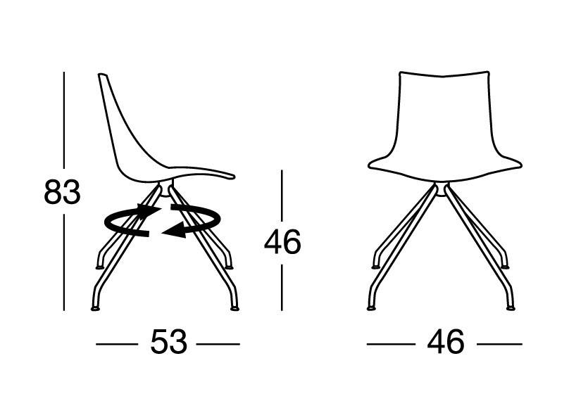 KantoormeubelenPlus Bicolore 360  stoel