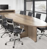 Ovale vergadertafel 420X138CM
