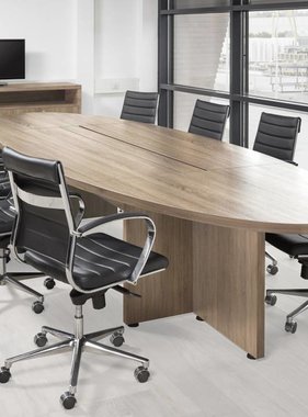 Ovale vergadertafel 420X138CM