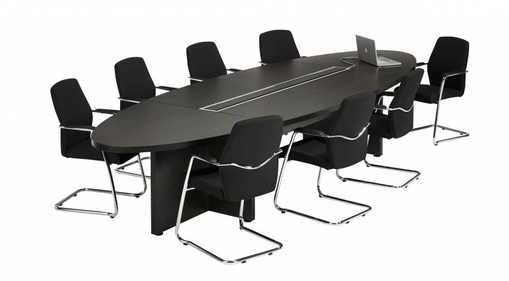 Ovale vergadertafel 420X138CM