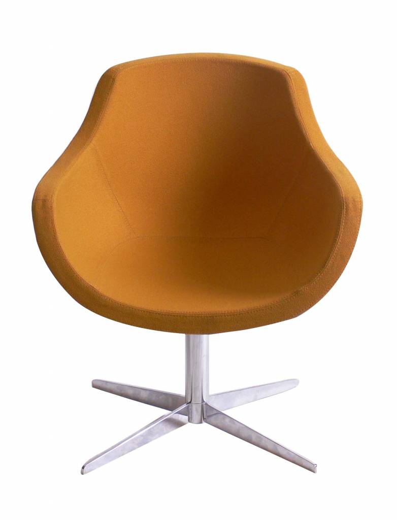 KantoormeubelenPlus Korus luxe zitbank met ronde afwerking