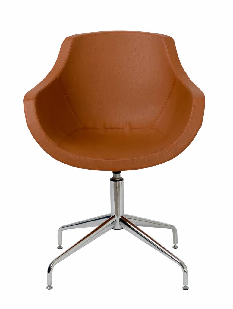 KantoormeubelenPlus Korus luxe zitbank met ronde afwerking