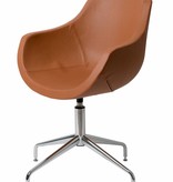 KantoormeubelenPlus Korus luxe zitbank met ronde afwerking