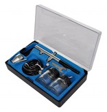 vidaXL Airbrush Compressorset met 3 pistolen