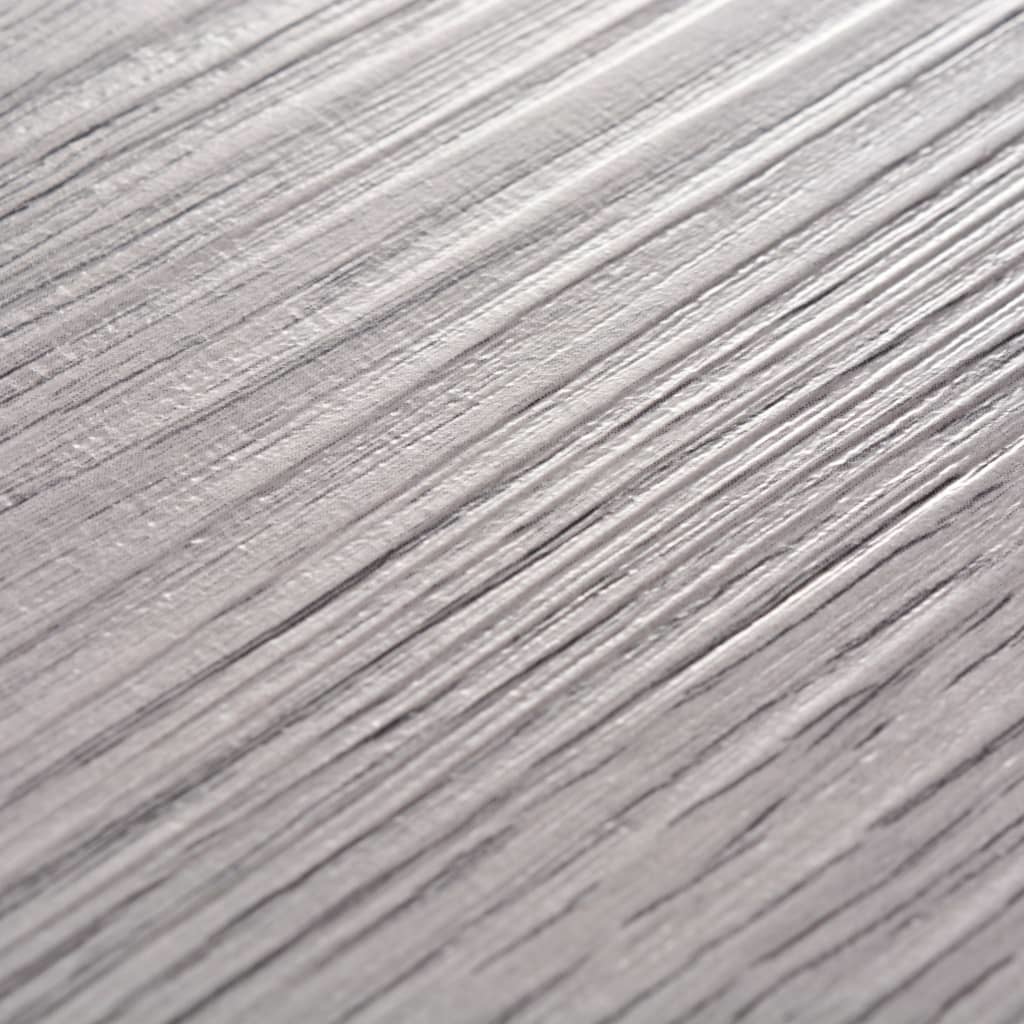 VidaXL Vloerplanken 4,46 m² 3 mm PVC donkergrijs