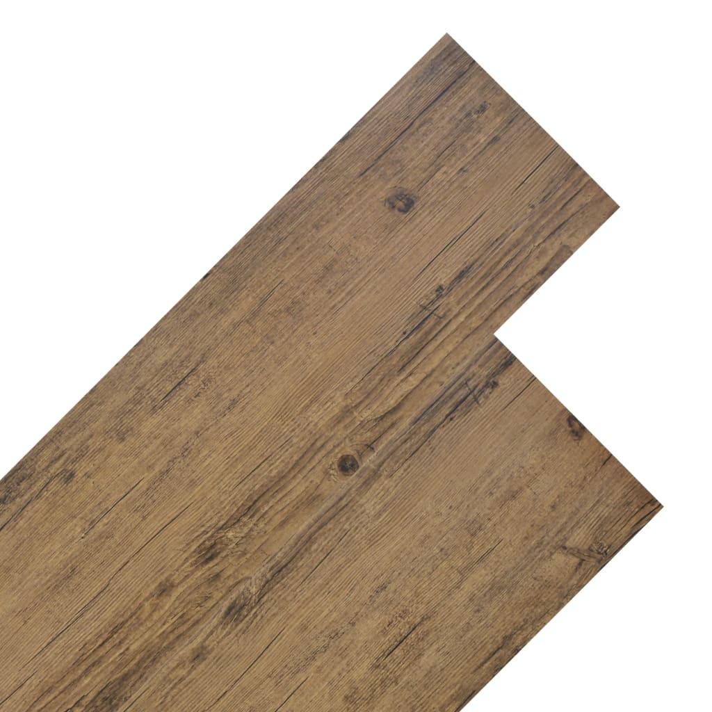 VidaXL Vloerplanken 4,46 m² 3 mm PVC walnootbruin