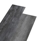 vidaXL Vloerplanken 5,26 m² 2 mm PVC glanzend grijs