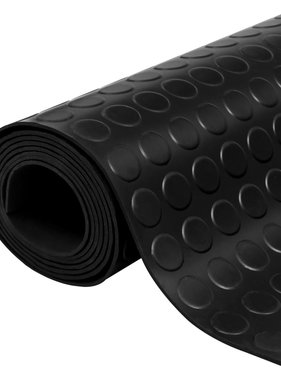 vidaXL Rubberen anti-slip vloermat 5x1m stippen