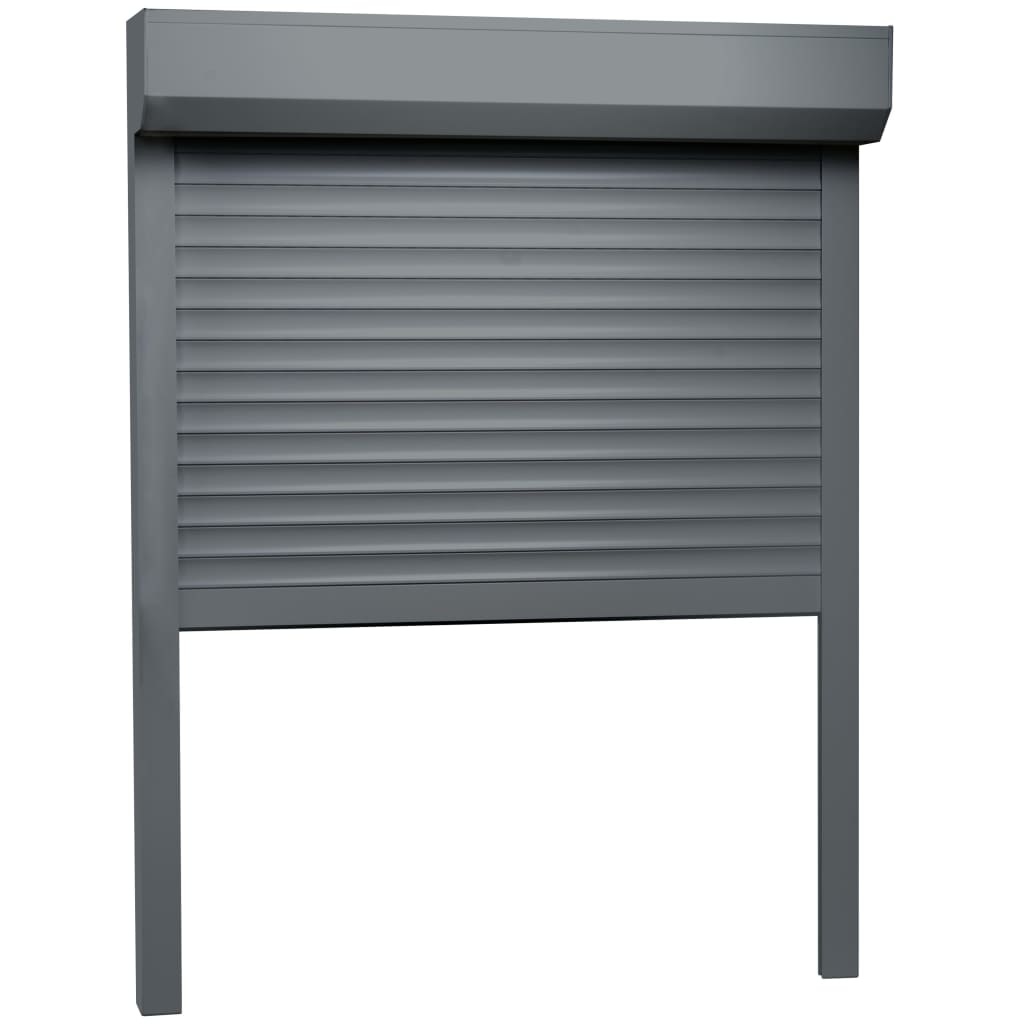 VidaXL Rolluik 130x140 cm aluminium antraciet