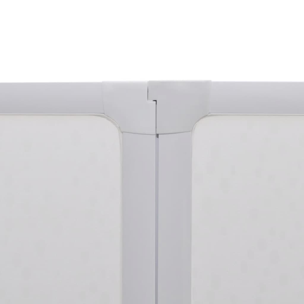 VidaXL Douche en badscherm 140 x 168 cm 7 panelen met handdoekrek