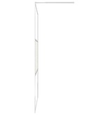 VidaXL Inloopdouchewand met stenenmotief 140x195 cm ESG-glas