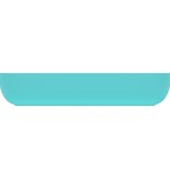 VidaXL Wastafel rechthoekig 71x38 cm keramiek mat lichtgroen