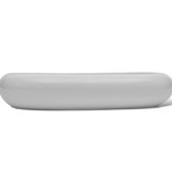 VidaXL Luxe keramische wasbak ovaal 63 x 42 cm (wit)