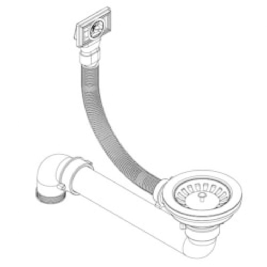 VidaXL Gootsteen enkele bak ovaal graniet beige