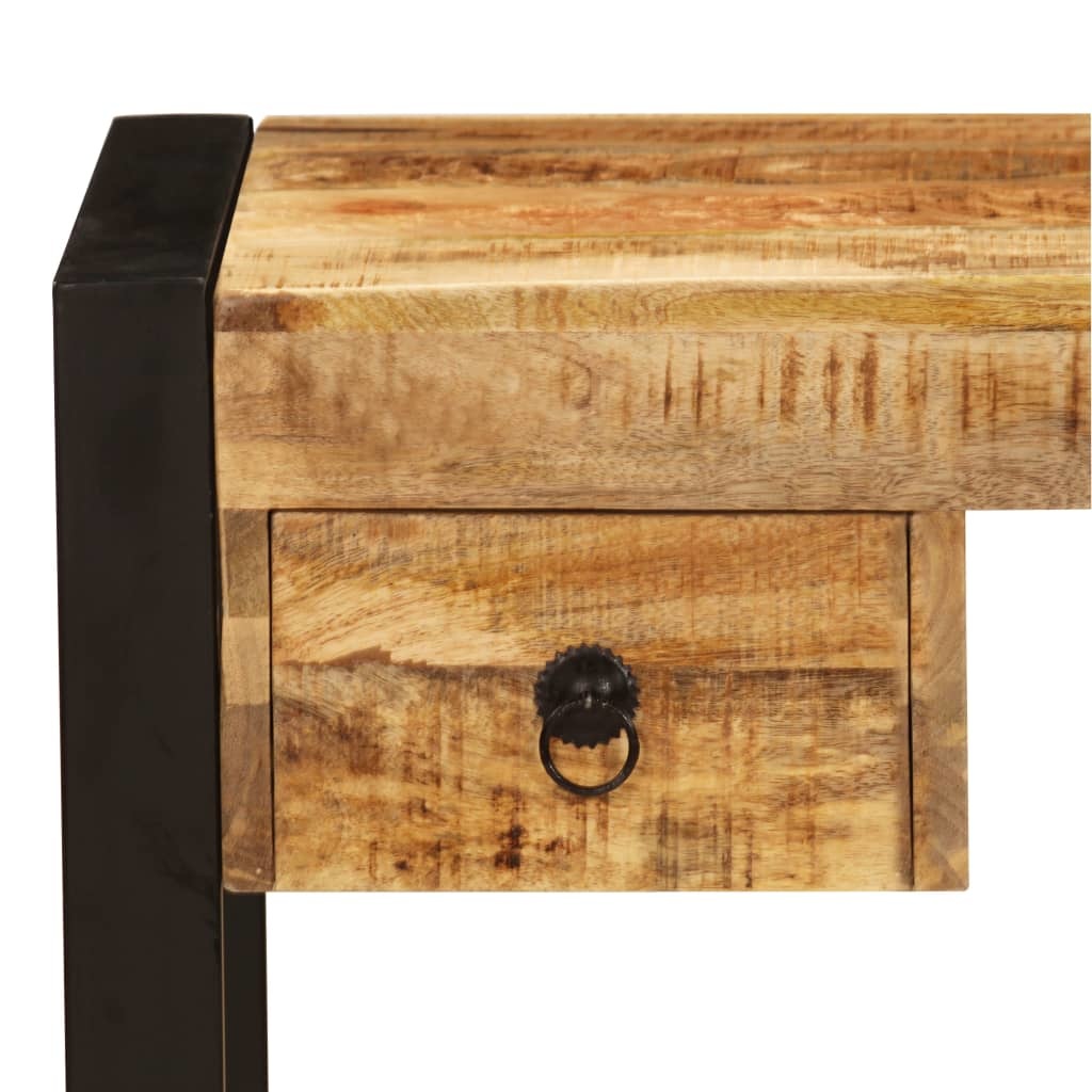 VidaXL Bureau met 2 lades 110x50x77 cm massief mangohout