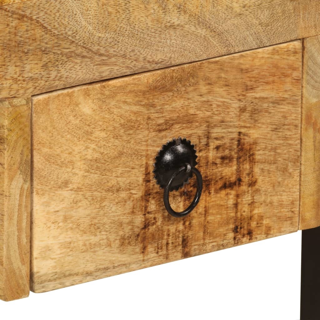 VidaXL Bureau met 2 lades 110x50x77 cm massief mangohout