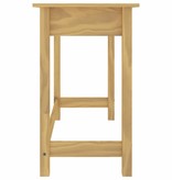 VidaXL Wandtafel Hill Range met 2 lades 110x45x74 cm grenenhout