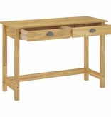 VidaXL Wandtafel Hill Range met 2 lades 110x45x74 cm grenenhout