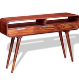 VidaXL Wandtafel 120x30x75 cm massief sheeshamhout