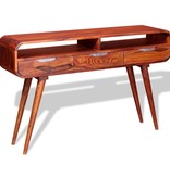 VidaXL Wandtafel 120x30x75 cm massief sheeshamhout
