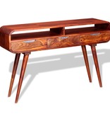 VidaXL Wandtafel 120x30x75 cm massief sheeshamhout