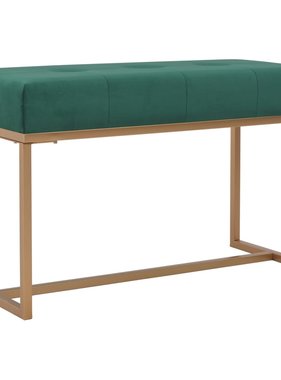 VidaXL Bankje 80 cm fluweel groen