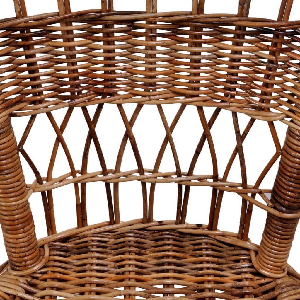 vidaXL Tuinstoelen 6 st natuurlijk rattan bruin