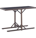 vidaXL Tuintafel 110x53x72 cm bruin