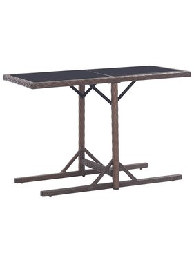 vidaXL Tuintafel 110x53x72 cm bruin