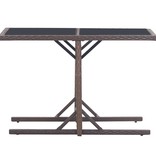 vidaXL Tuintafel 110x53x72 cm bruin