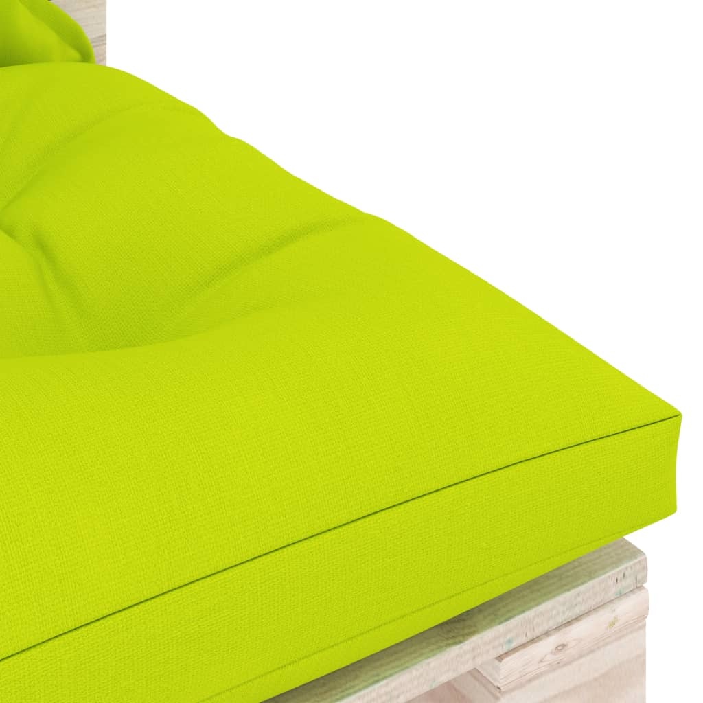 VidaXL Tuinmiddenbank met kussens pallet grenenhout