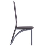 VidaXL Eetkamerstoelen 6 st kunstleer bruin
