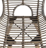 VidaXL Eetkamerstoelen 6 st natuurlijk rattan bruin