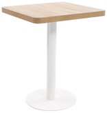 VidaXL Bistrotafel 60x60 cm MDF lichtbruin