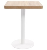 VidaXL Bistrotafel 60x60 cm MDF lichtbruin