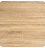 VidaXL Bistrotafel 60x60 cm MDF lichtbruin
